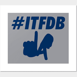 ITFDB LA Hands, Blue Posters and Art